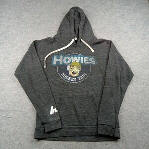 Howies Hoodie Mens Large Hockey Tape Goon Graphic Fleece Pullover Sweatshirt USA